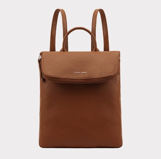 Agra Camel Leather Backpack Bag - Image 1