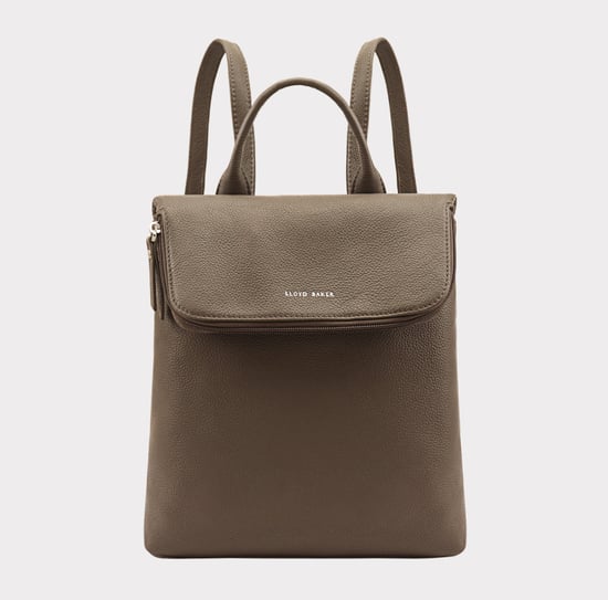 Agra Brown Leather Backpack Bag - Image 1