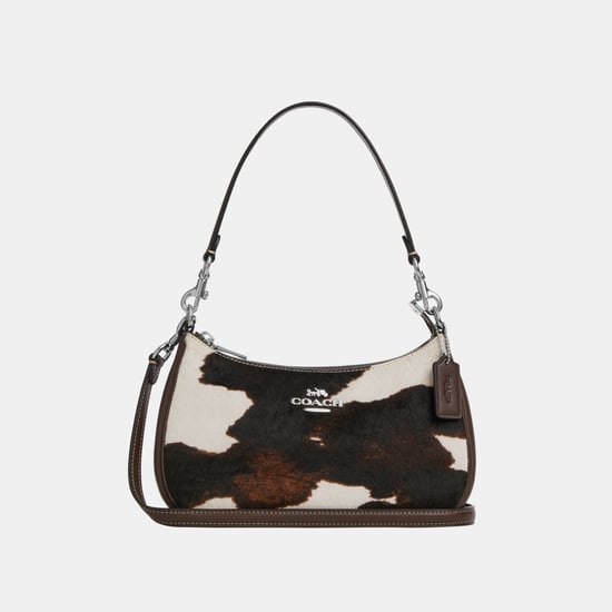 Teri Shoulder Bag in Printed Cow Haircalf - Image 1