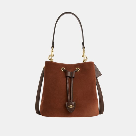 Rowan Bucket Bag in Suede - Image 1