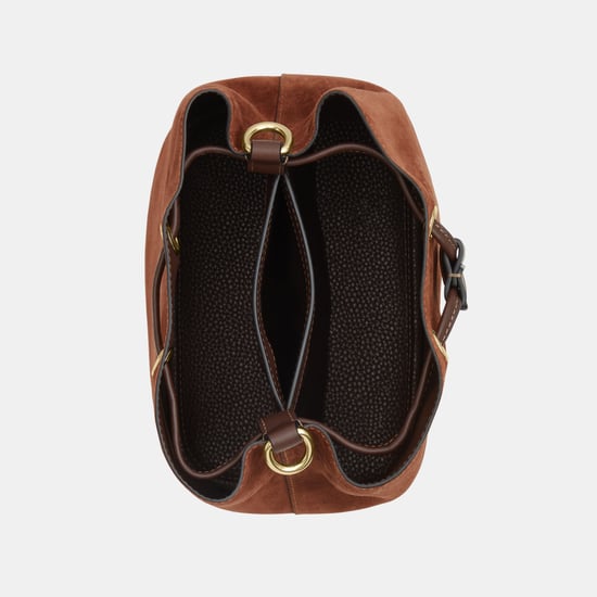 Rowan Bucket Bag in Suede - Image 3