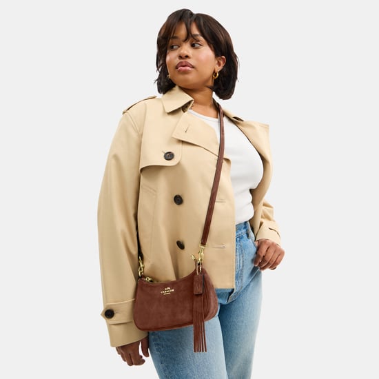 Teri Mini Crossbody in Suede - Image 5