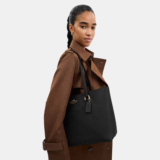 Station Tote in Crossgrain Leather - Image 4