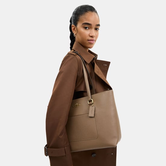 Station Tote in Crossgrain Leather - Image 4