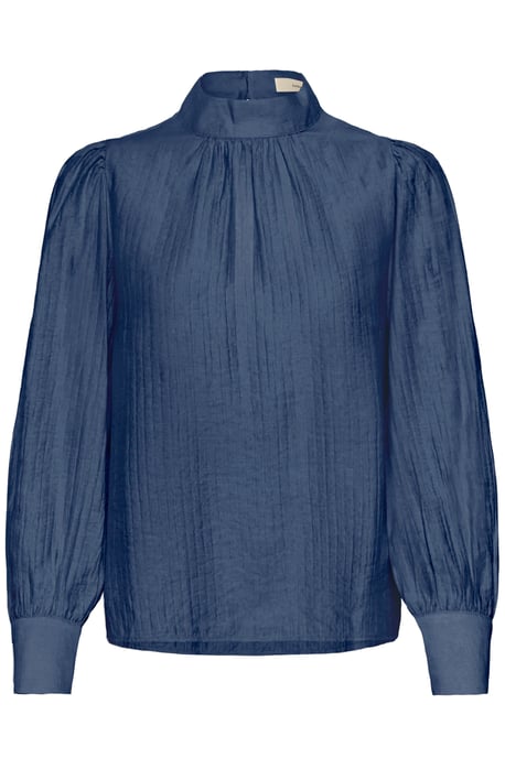 TrishIW High Neck Shirt Blouse with long sleeve - Image 1