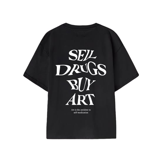 SPRB-SELLDRUGS Men's Oversized T-Shirt - Image 3