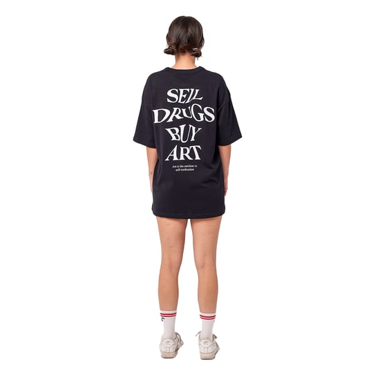 SPRB-SELLDRUGS Men's Oversized T-Shirt - Image 4