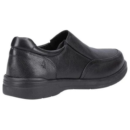 Hush Puppies Mens Matthew Leather Slip-on Loafers (Black) - Image 2