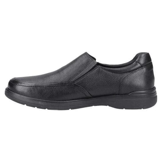 Hush Puppies Mens Matthew Leather Slip-on Loafers (Black) - Image 3