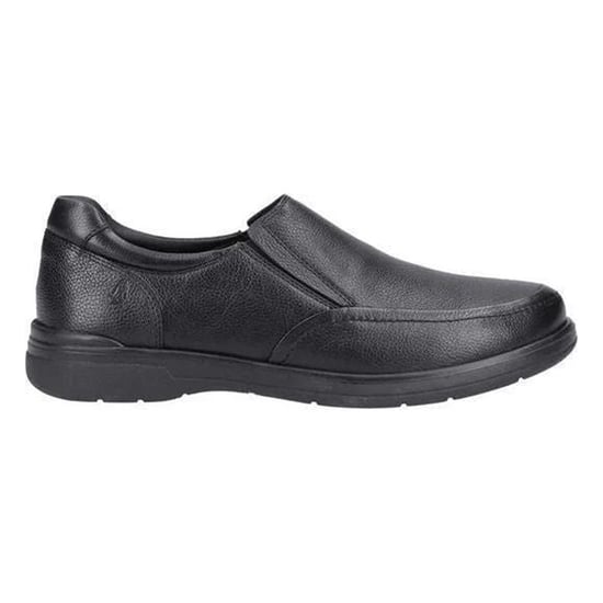 Hush Puppies Mens Matthew Leather Slip-on Loafers (Black) - Image 4