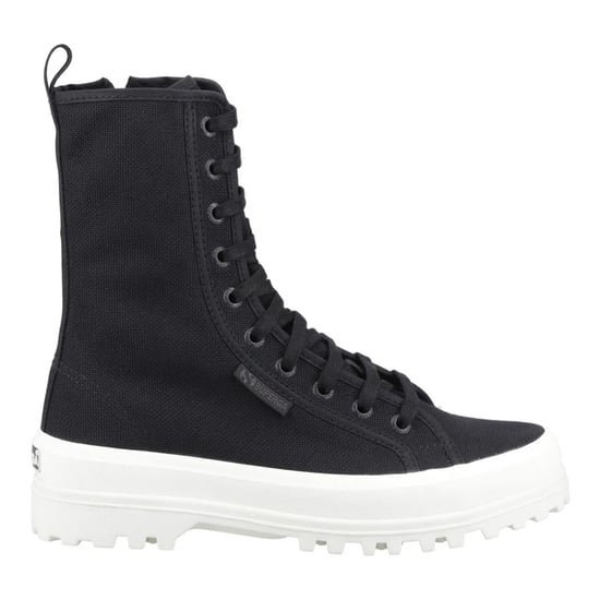 Superga Dames 2641 Alpina Hoge Enkellaarsjes (Zwart) - Image 4