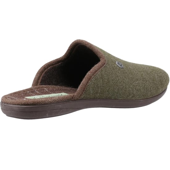 Cotswold Heren Spelsbury Slippers (Khaki) - Image 5