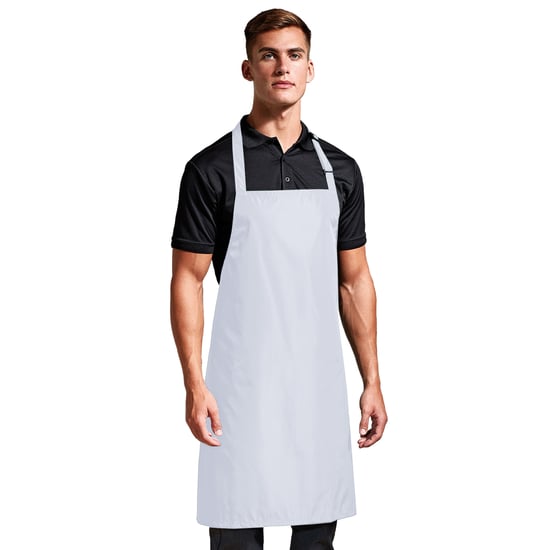 Premier Waterproof Bib Apron (White) - Image 2