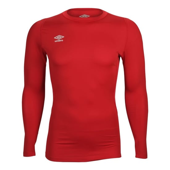 Umbro Mens Core Long-Sleeved Base Layer Top (Vermillion) - Image 2