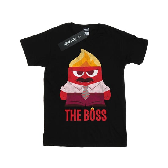 Disney Jongens Binnenste Buiten Woede De Baas T-Shirt (Zwart) - Image 1
