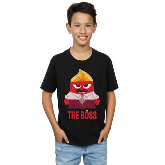 Disney Jongens Binnenste Buiten Woede De Baas T-Shirt (Zwart) - Image 2