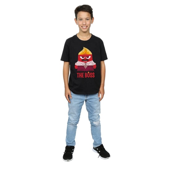 Disney Jongens Binnenste Buiten Woede De Baas T-Shirt (Zwart) - Image 4