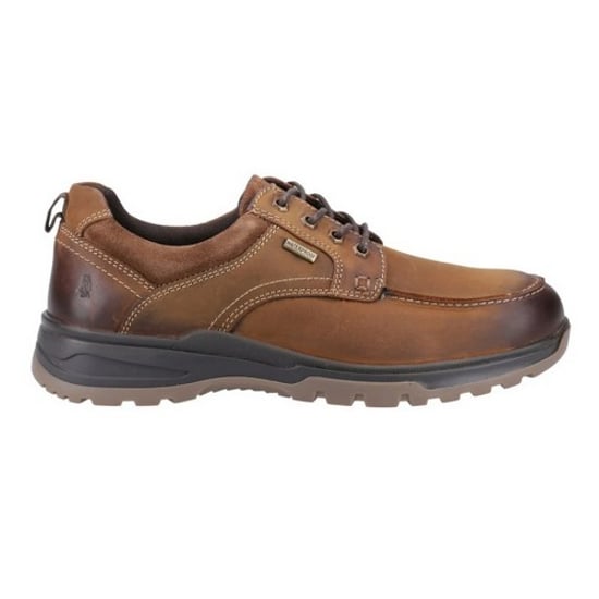 Hush Puppies Heren Percy Leren Veterschoenen (Tan) - Image 1