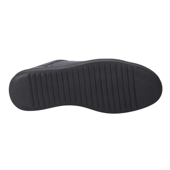 Hush Puppies Mens Madden Leather Trainers (Black) - Image 5
