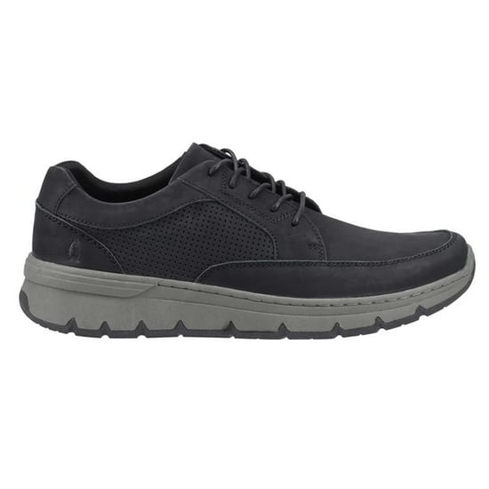 Hush Puppies Heren Nelson Leren Veterschoenen (Zwart) - Image 4