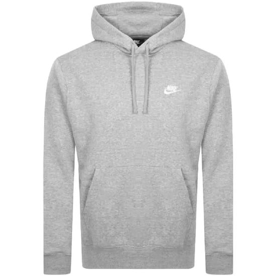 Nike Grey Club Hooded Fleece Tracksuit - Image 2