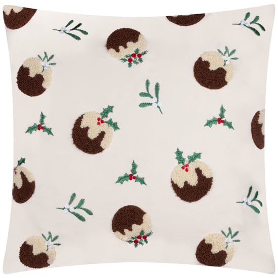 furn. Puddings Tufted Velvet Polyester Filled Cushion, 45 cm x 45 cm - Image 1