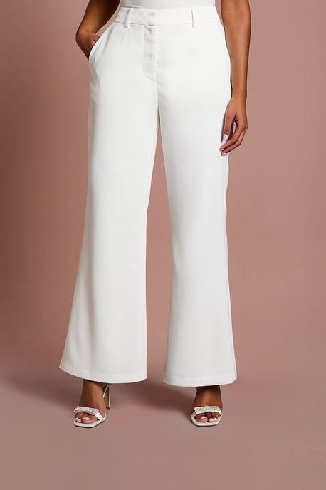 Petite Premium Flare Bridal Trousers - Image 2