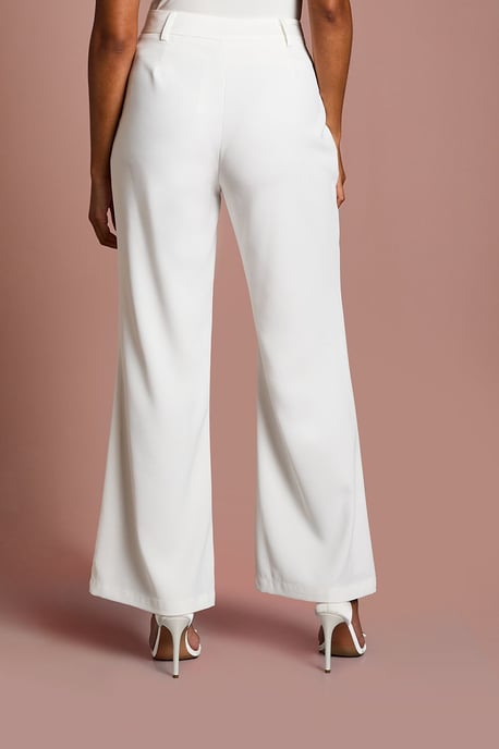 Petite Premium Flare Bridal Trousers - Image 3