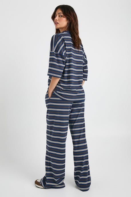 Striped Wide Leg Trouser - Image 2