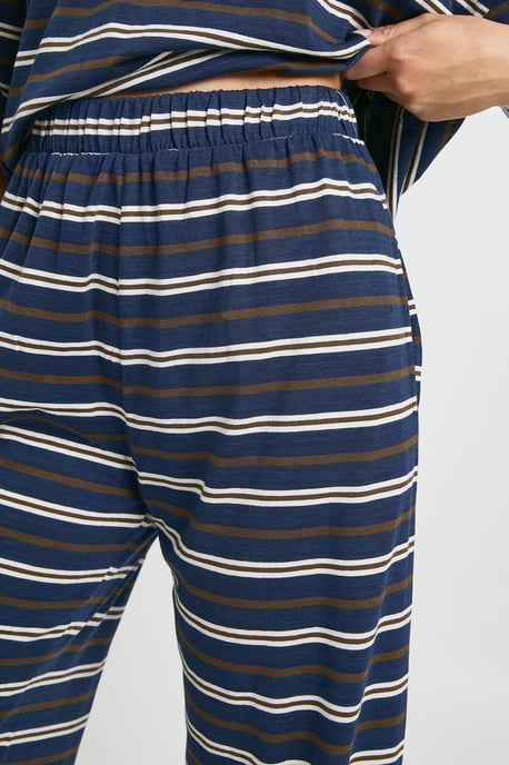 Striped Wide Leg Trouser - Image 4