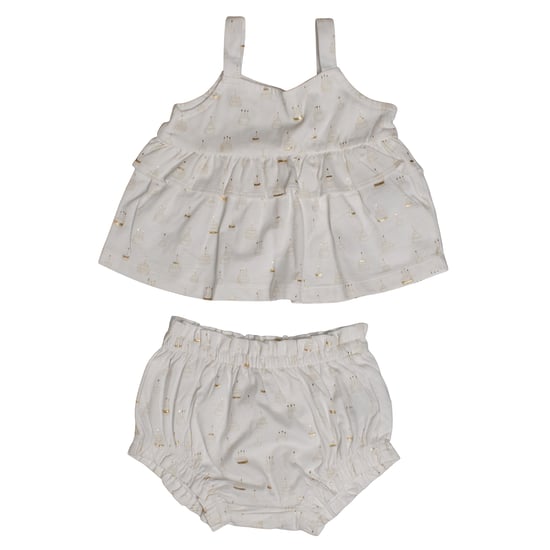 2-delat set med t-shirt och trosor 661367 för flicka - Image 3