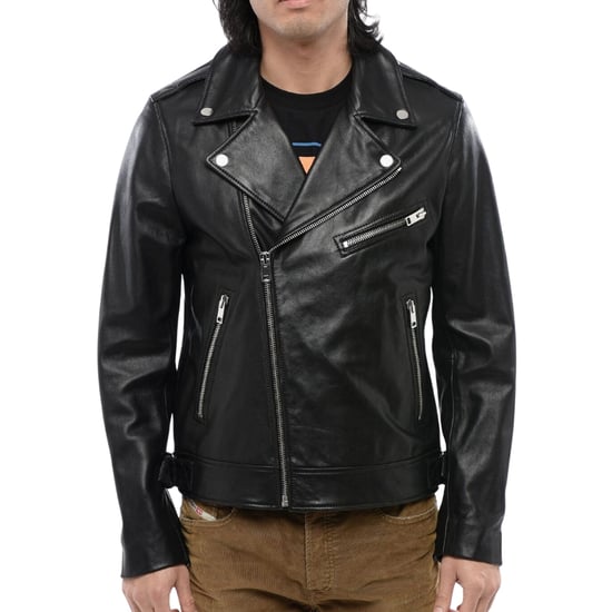 Diesel L-garrett-r Zwart Leren Jack - Image 1