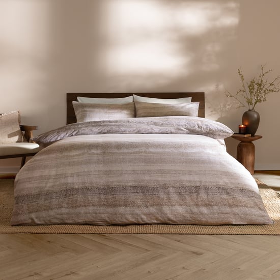 Yard Swift Brushed Cotton Duvet Cover Set, Natural - Image 5