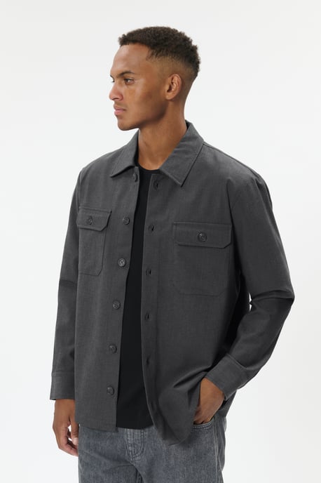 Overshirts MAdamo Overshirts Regular fit melange - Image 3