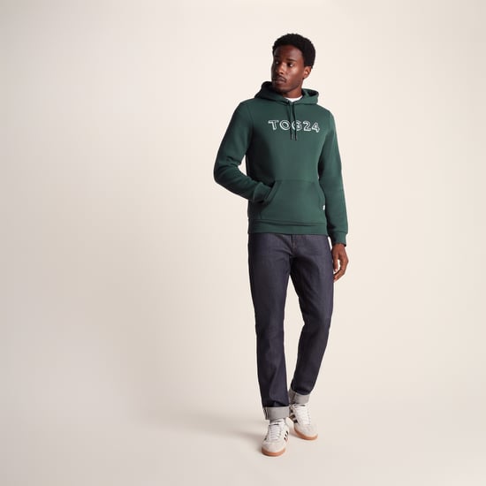 Rinson Mens Hoody Racing Green - Image 3