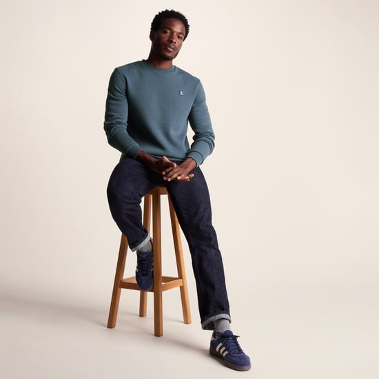 Mellor Mens Sweat Arctic Blue - Image 3