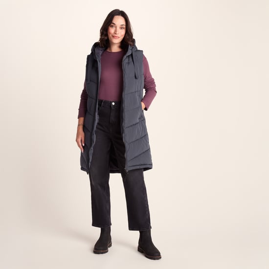 Ranskill Womens Gilet Washed Blue - Image 3