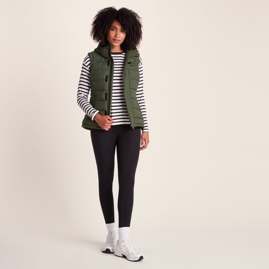 Wyness Womens Padded Gilet Dark Green - Image 3