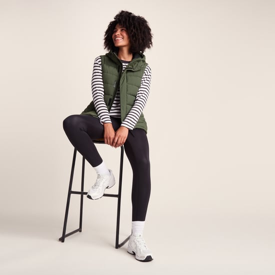 Wyness Womens Padded Gilet Dark Green - Image 4