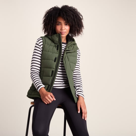 Wyness Womens Padded Gilet Dark Green - Image 6