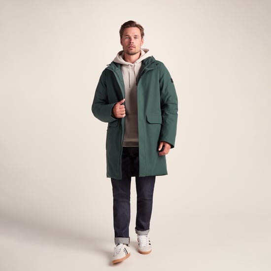 Aksel Mens Waterproof Parka Racing Green - Image 3
