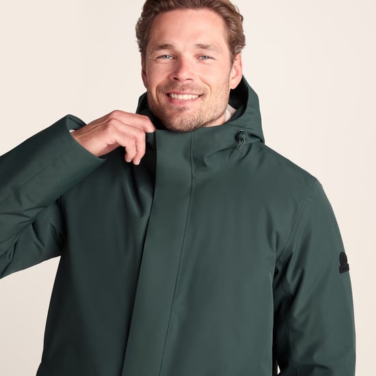 Aksel Mens Waterproof Parka Racing Green - Image 4