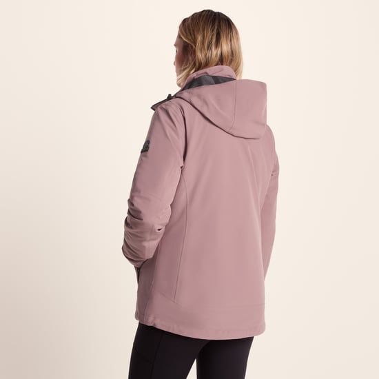 Beverley Womens Waterproof 3in1 Jacket Mauve - Image 2
