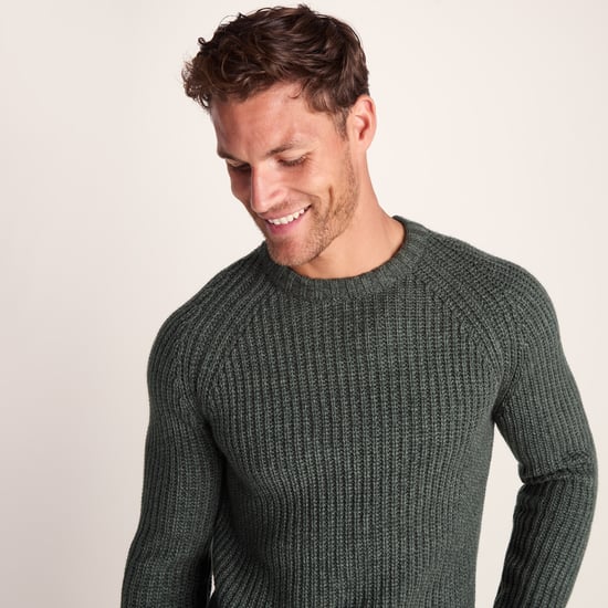 Leonard Mens Knitted Jumper Mid Grey - Image 2