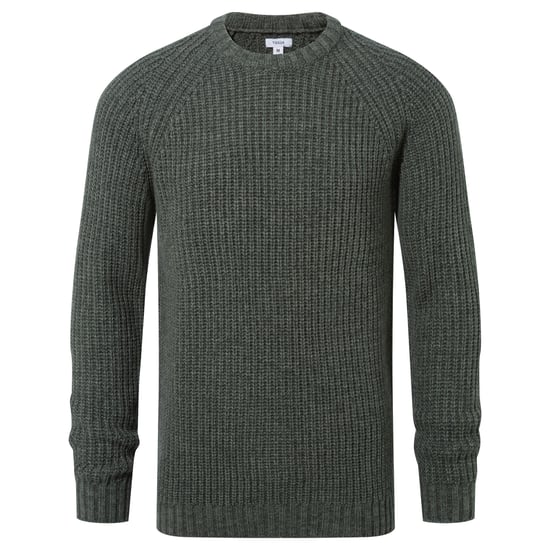 Leonard Mens Knitted Jumper Mid Grey - Image 5