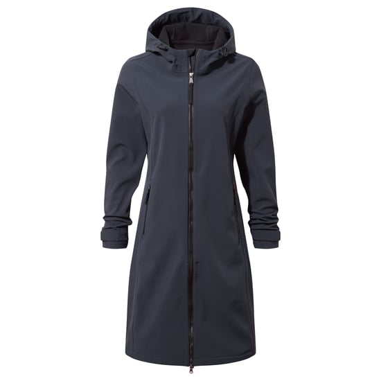 Enya Womens Softshell Long Jacket Dark Indigo - Image 5