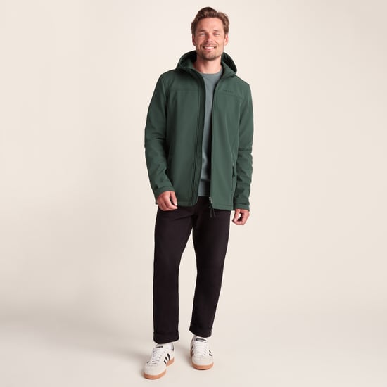 Feizor Mens Softshell Hoody Racing Green - Image 3