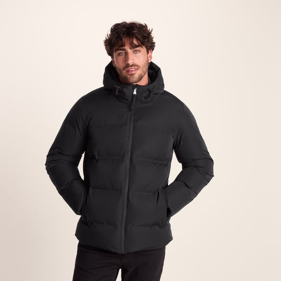 Menka Mens Padded Jacket Black - Image 1