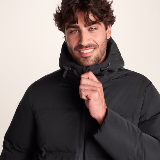 Menka Mens Padded Jacket Black - Image 4