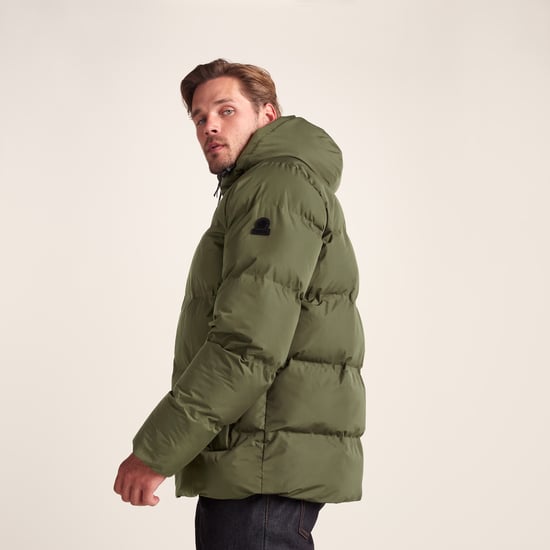 Menka Mens Padded Jacket Khaki - Image 5